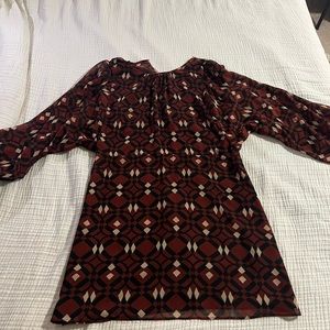 Zara Patterned Mini Dress